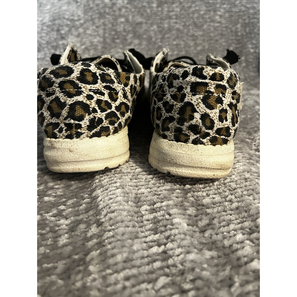 Hey Dude Wendy Cheetah Leopard Print Slip On Shoes Womens Size 7 Casual - Picture 4 of 10